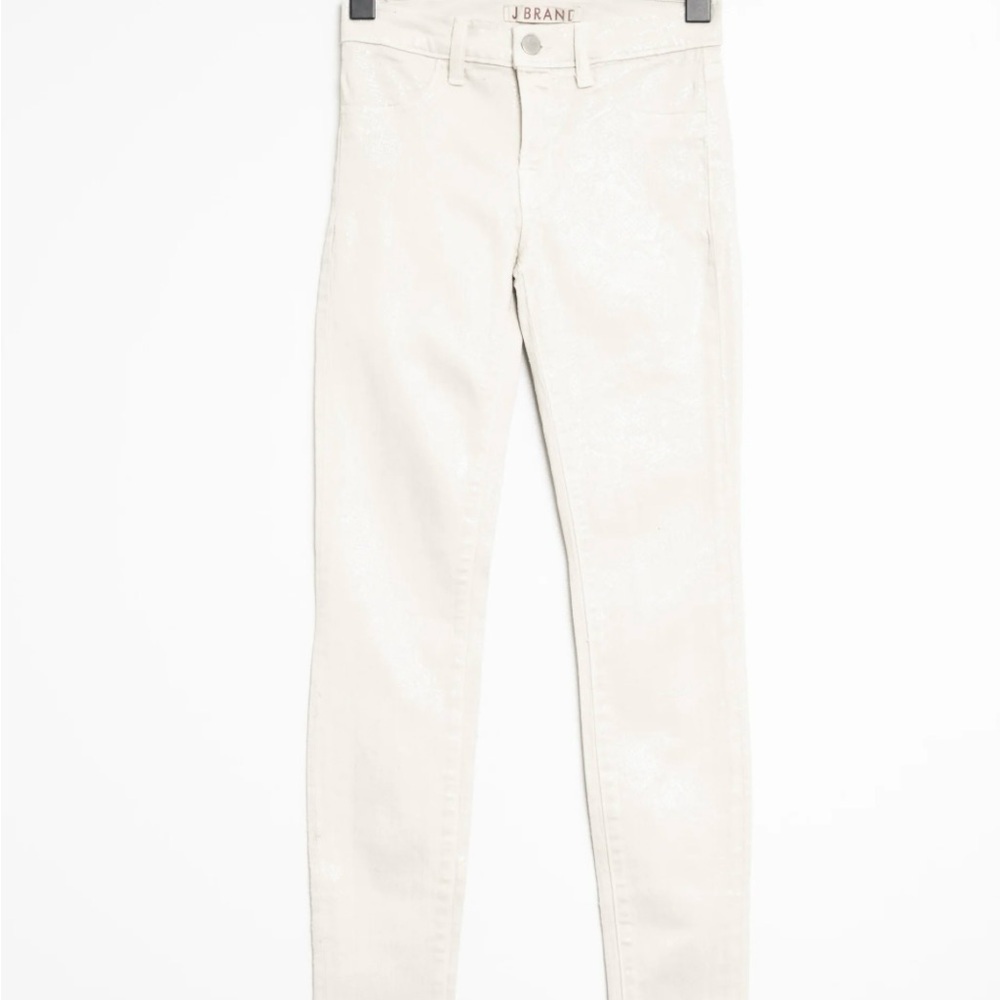 J Brand White Skinny Jeans